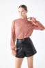 Polka Dot Chiffon Blouse sold by Endless Rose