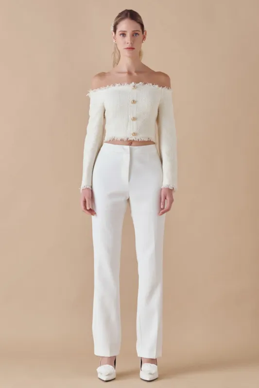 Off-The-Shoulder Long Sleeve Top sold by Endless Rose