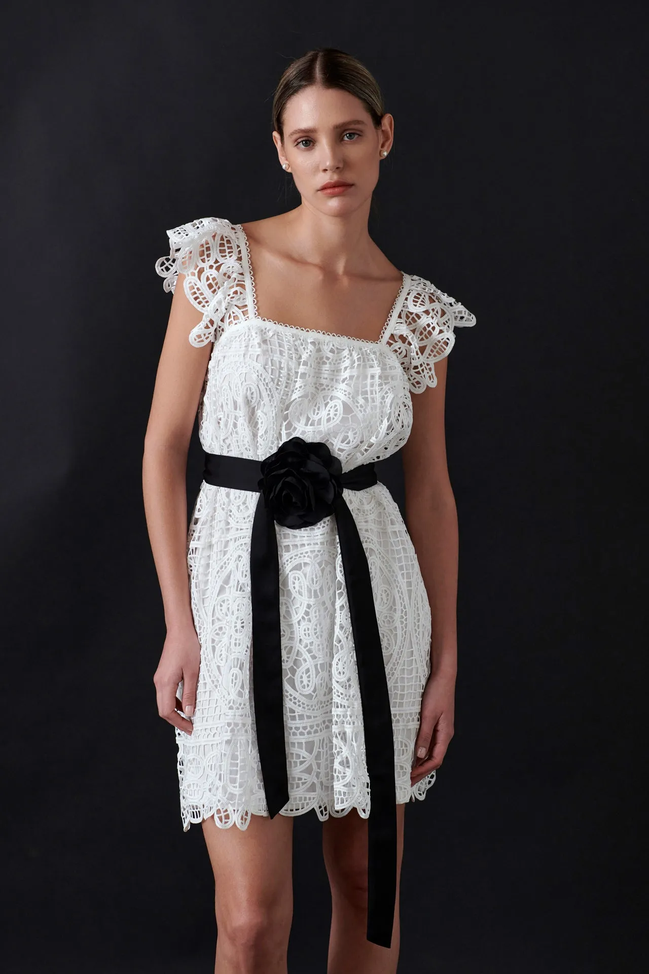 Flounce Laced Mini Dress sold by Endless Rose product image thumbnail 5