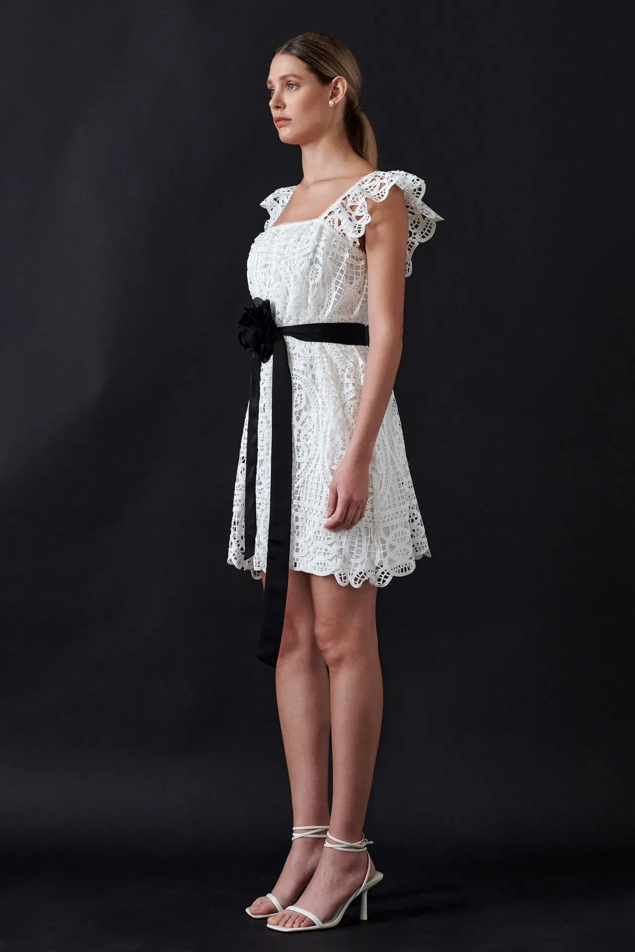 Flounce Laced Mini Dress sold by Endless Rose product image thumbnail 3