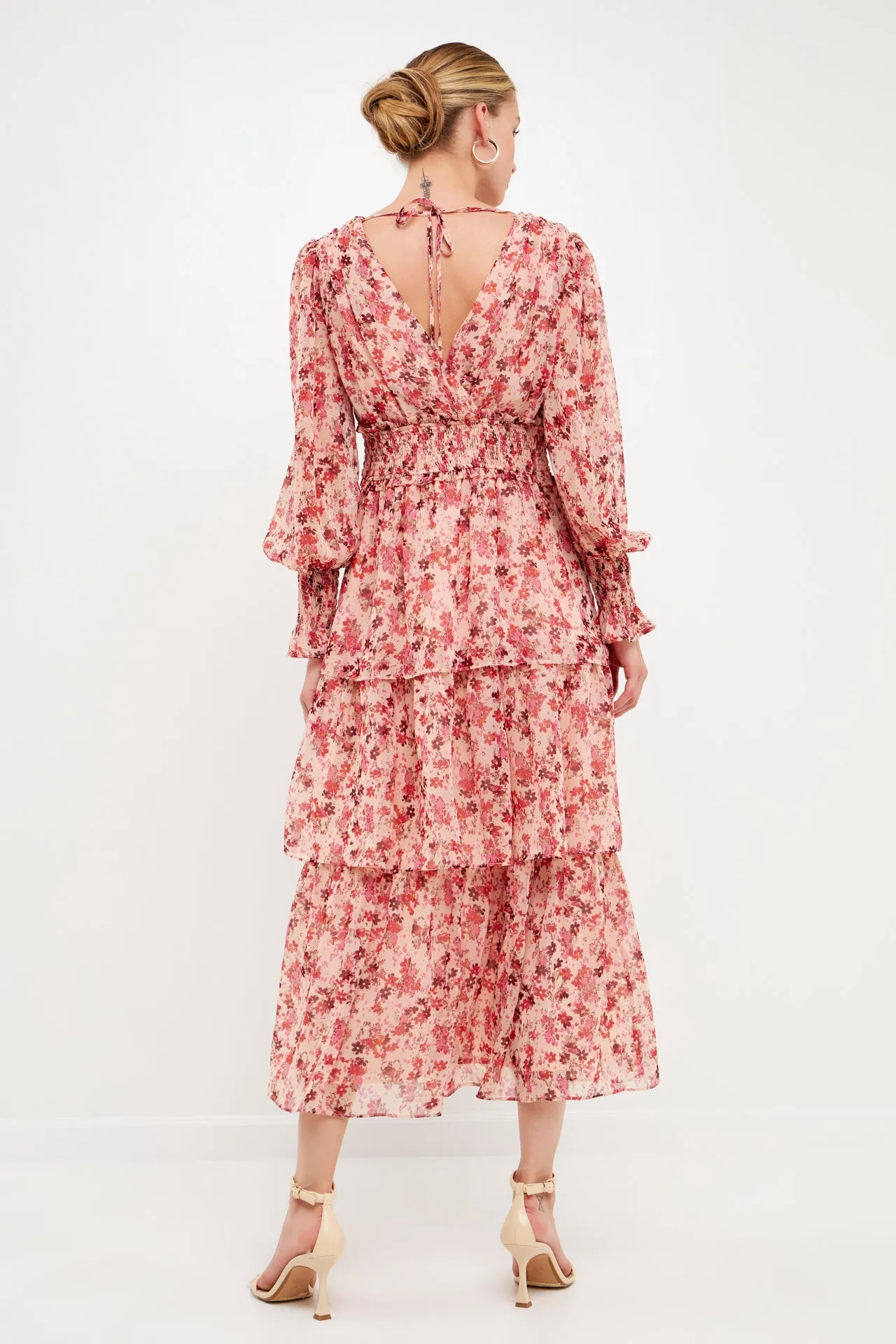 Floral Long-Sleeve Maxi Dress sold by Endless Rose product image thumbnail 3