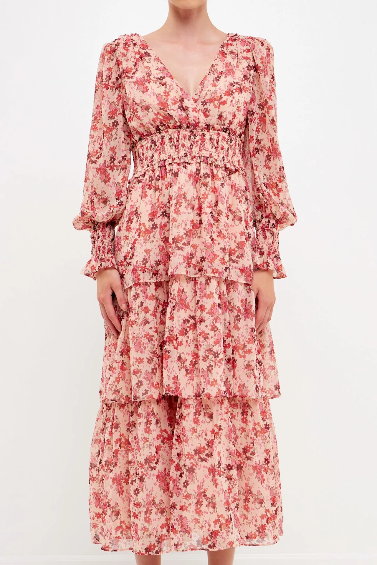 Floral Long-Sleeve Maxi Dress sold by Endless Rose product image thumbnail 5