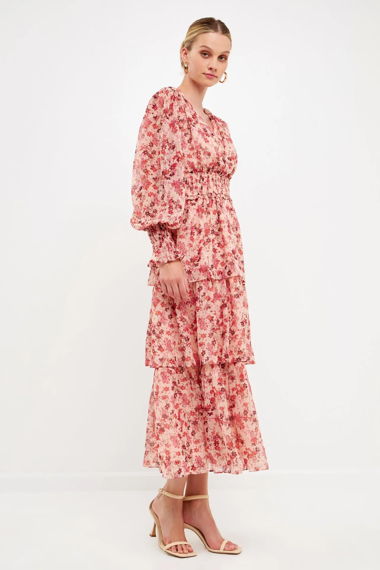 Floral Long-Sleeve Maxi Dress sold by Endless Rose product image thumbnail 2