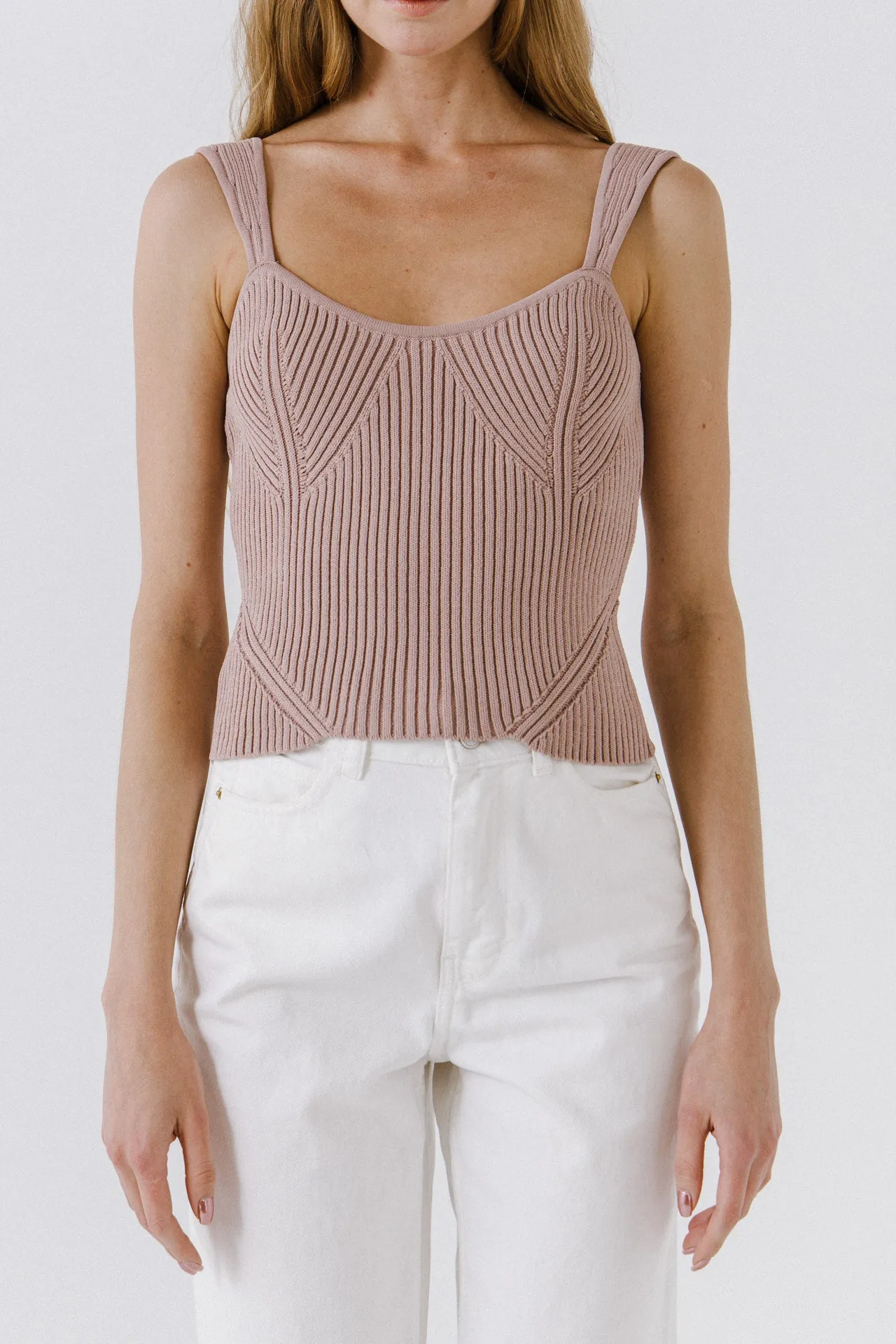 Corset Style Knitted Top sold by Endless Rose product image thumbnail 2