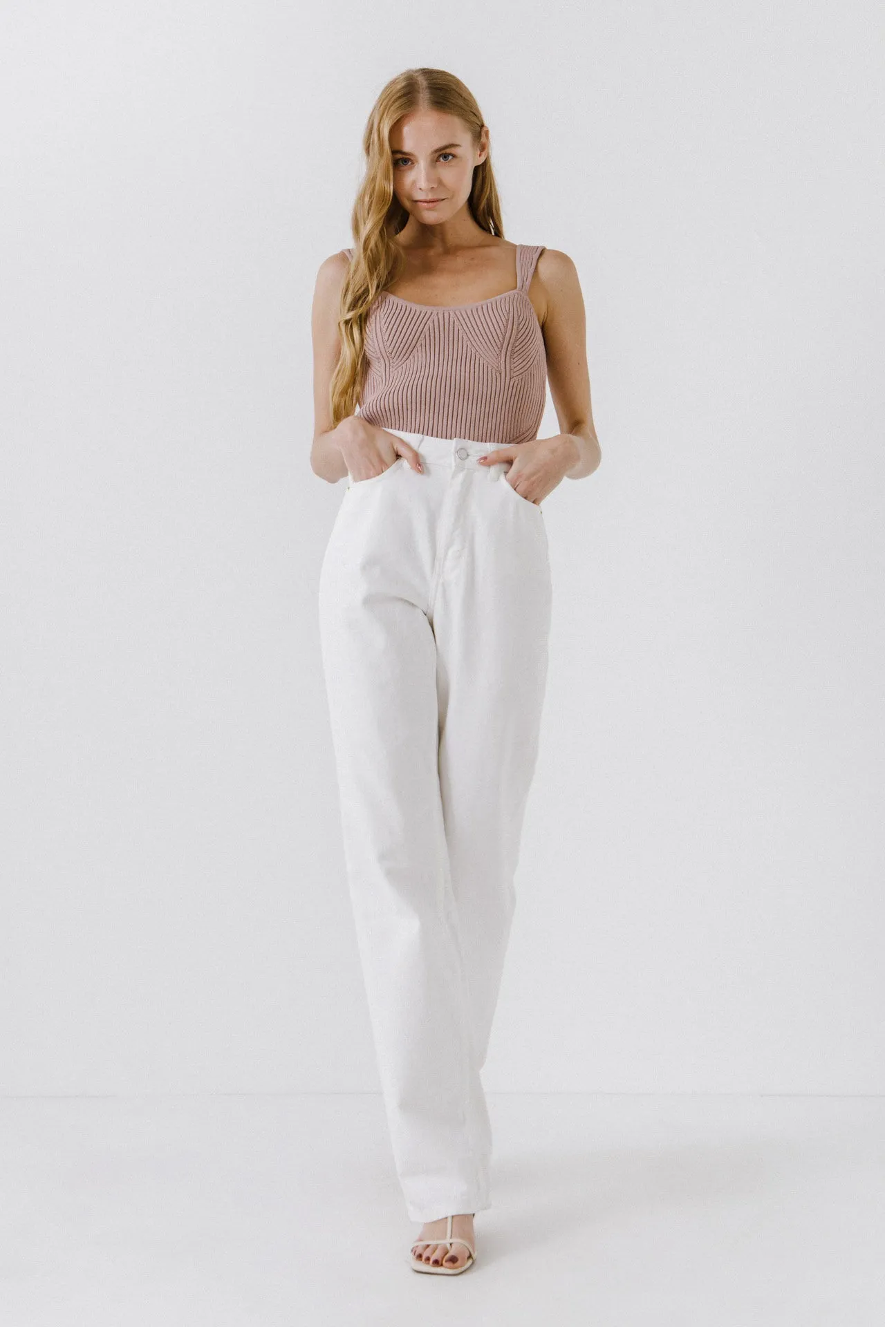 Corset Style Knitted Top sold by Endless Rose