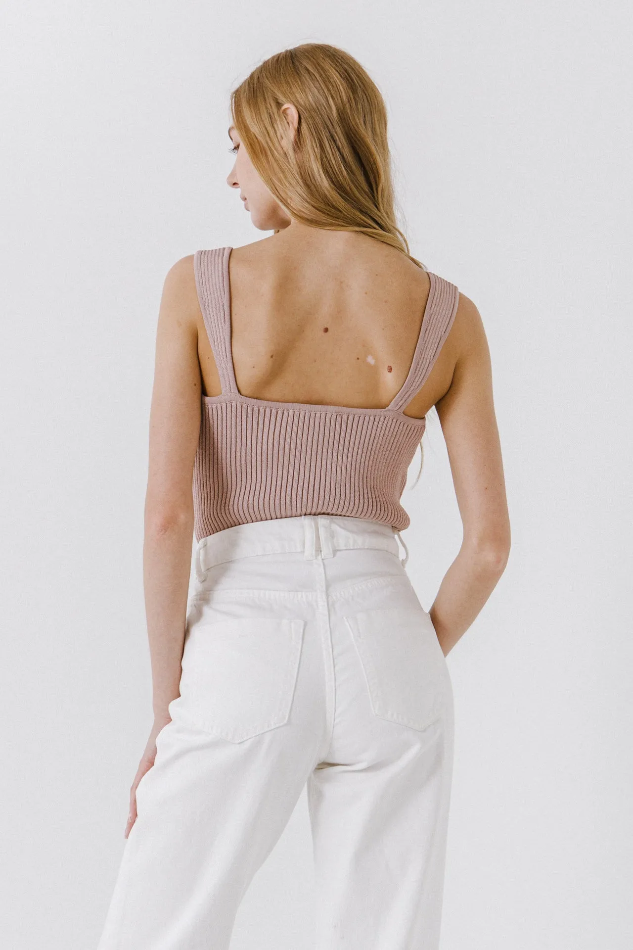 Corset Style Knitted Top sold by Endless Rose product image thumbnail 4