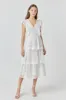 Lace Tiered Midi Dress sold by Endless Rose