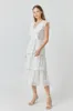 Lace Tiered Midi Dress sold by Endless Rose