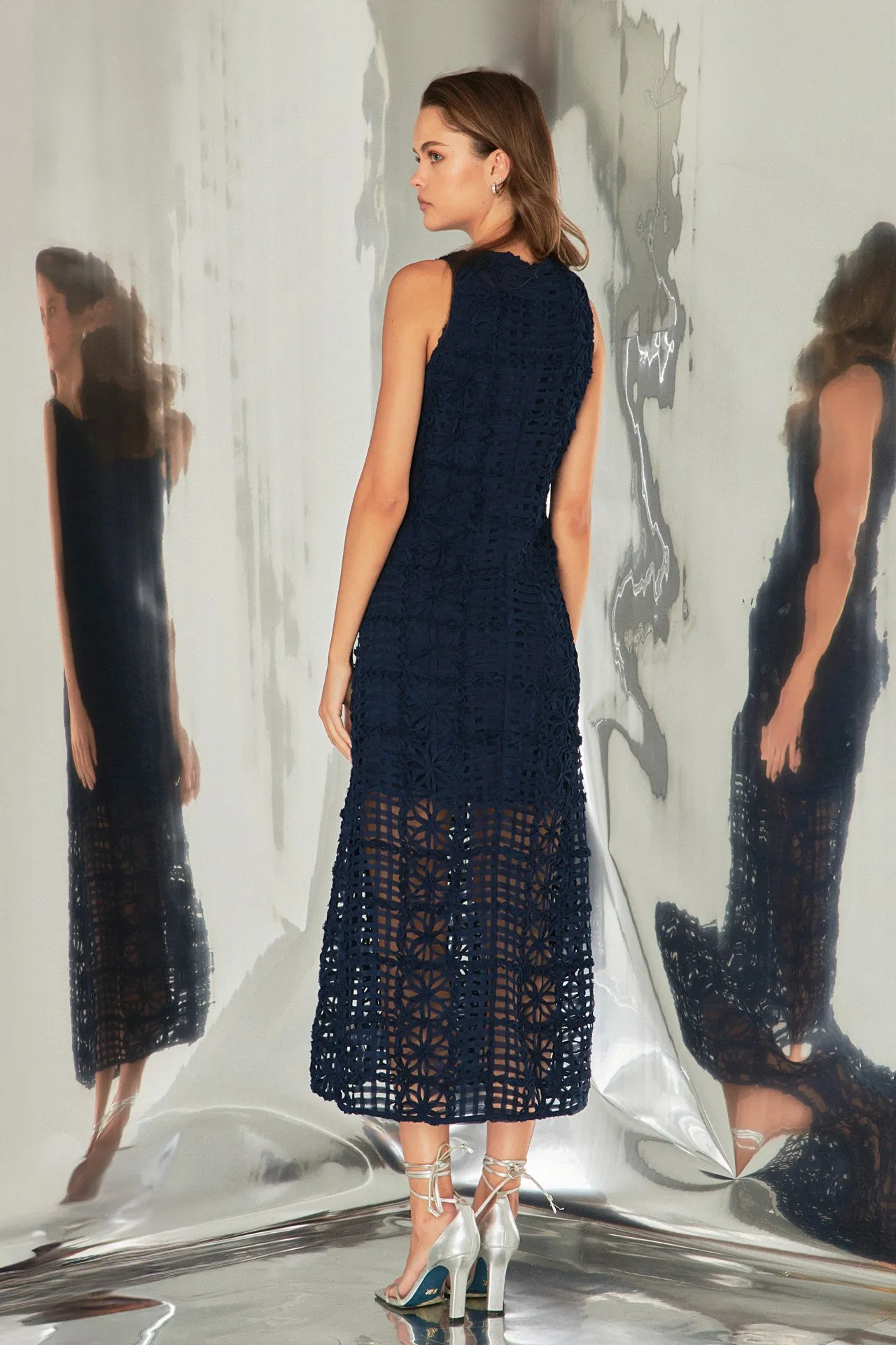 Textured Sleeveless Maxi Dress sold by Endless Rose product image thumbnail 4