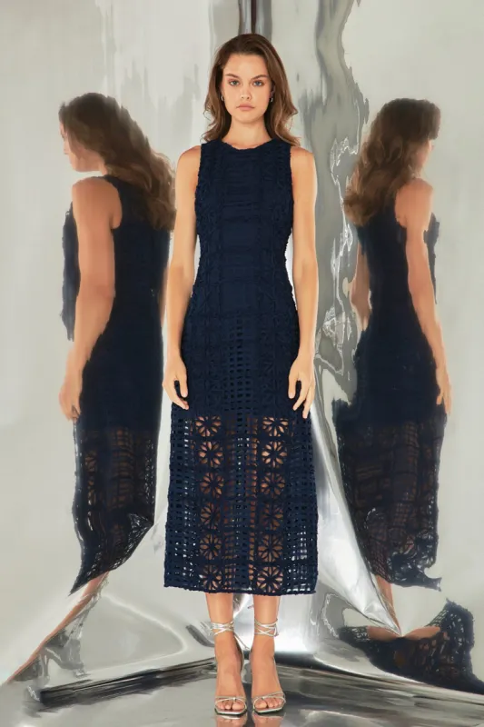 Textured Sleeveless Maxi Dress sold by Endless Rose