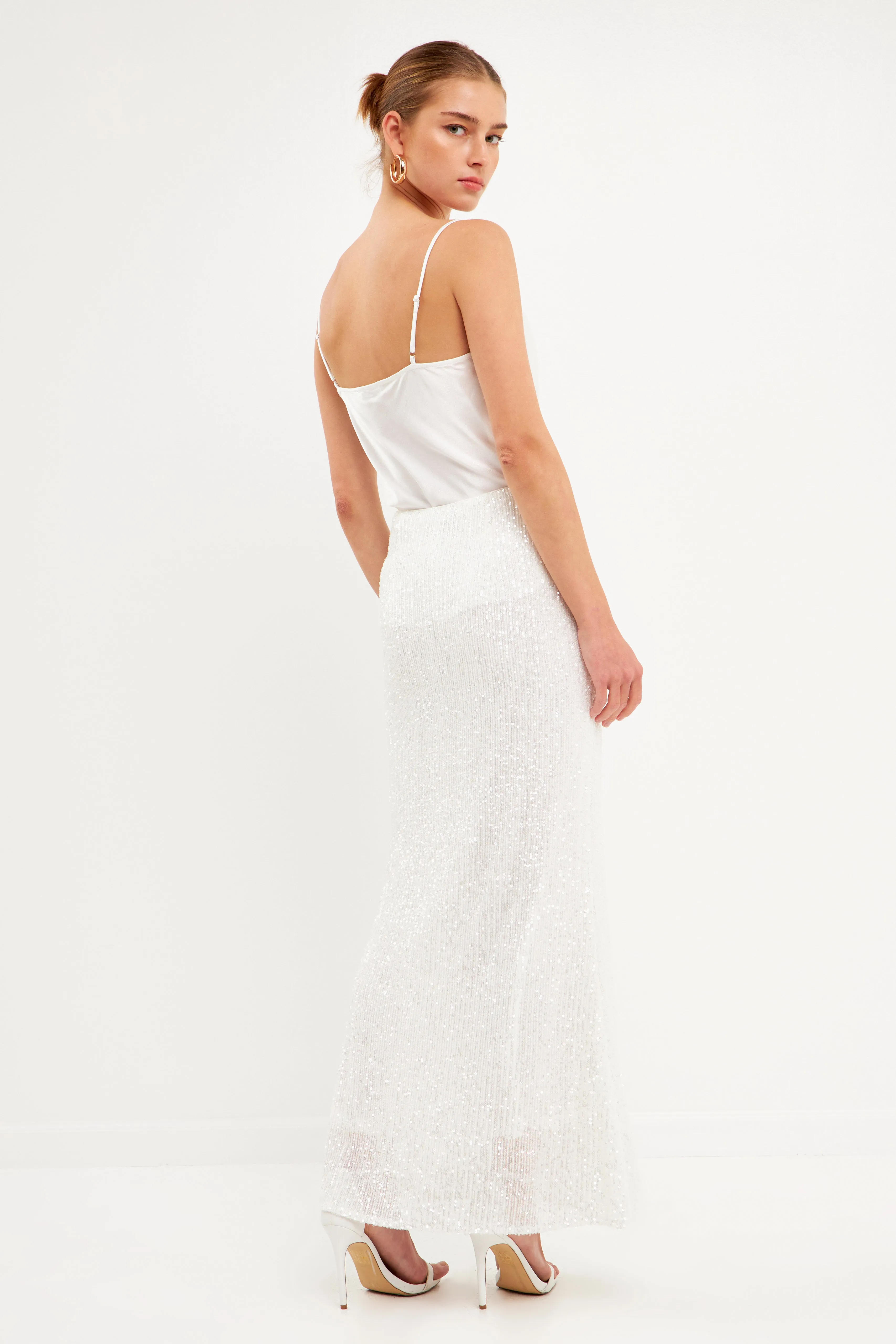 Sequin Maxi Skirt sold by Endless Rose product image thumbnail 4