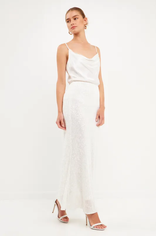 Sequin Maxi Skirt sold by Endless Rose