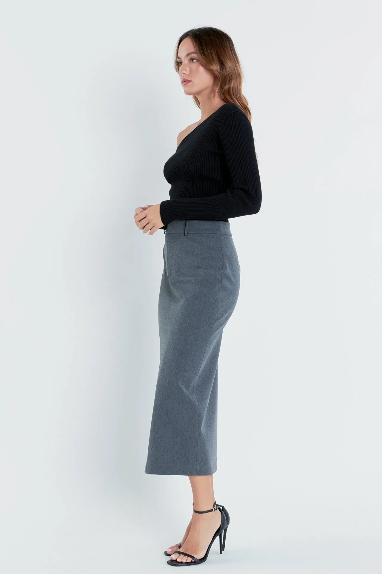 Front Slit Maxi Skirt sold by Endless Rose product image thumbnail 3