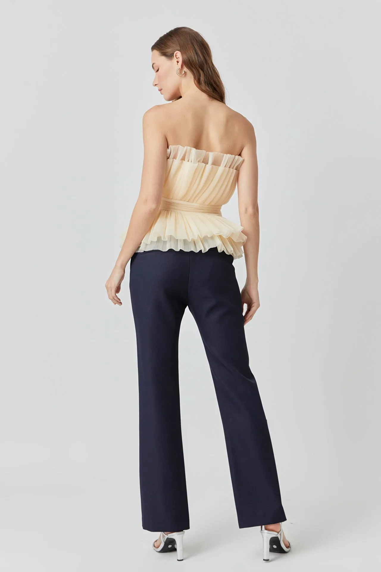 Strapless Tulle Banded Top sold by Endless Rose product image thumbnail 4