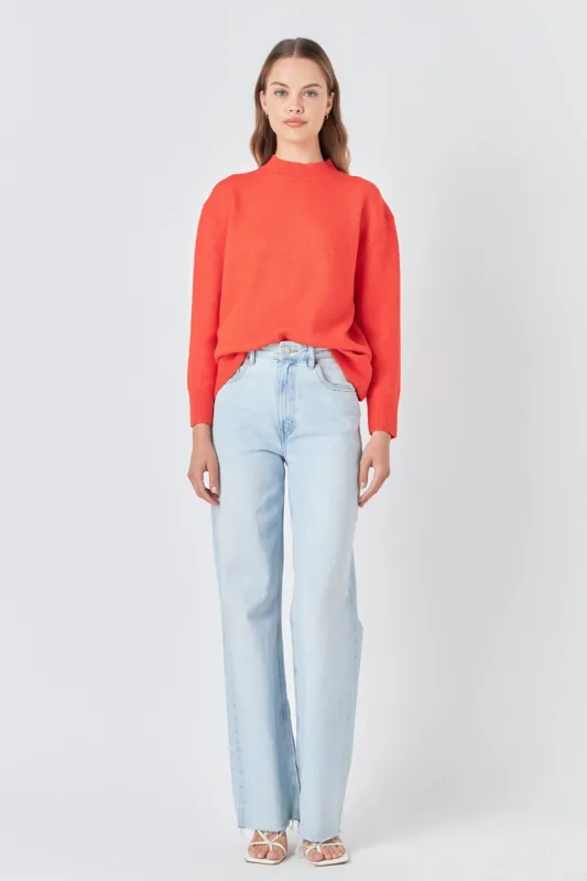 Oversized Crewneck Sweater sold by Endless Rose