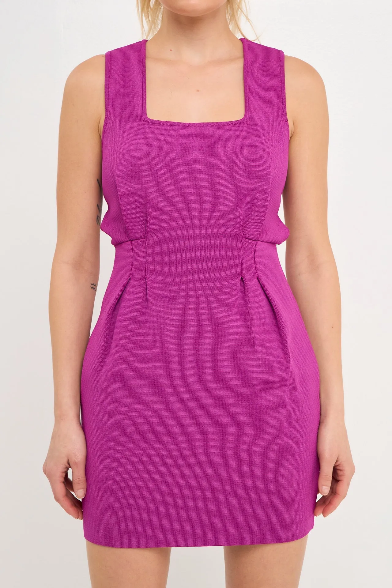 Bodycon Knit Dress with Square Neckline sold by Endless Rose product image thumbnail 2