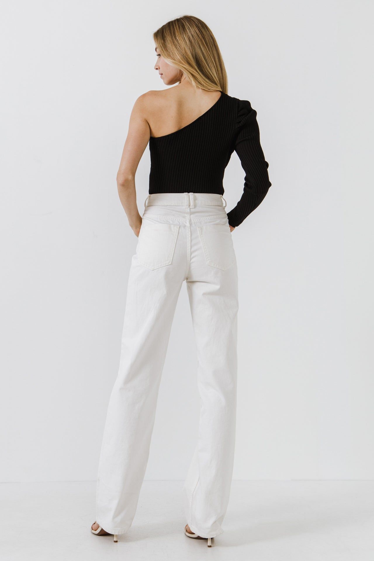 Sale of Puff Sleeve One Shoulder Top sold by Endless Rose product image thumbnail 4