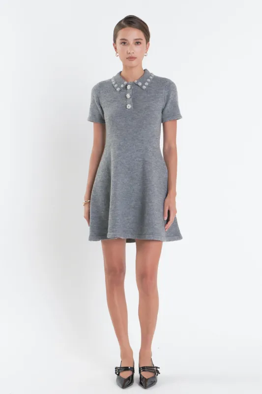 Flare Knit Mini Dress sold by Endless Rose