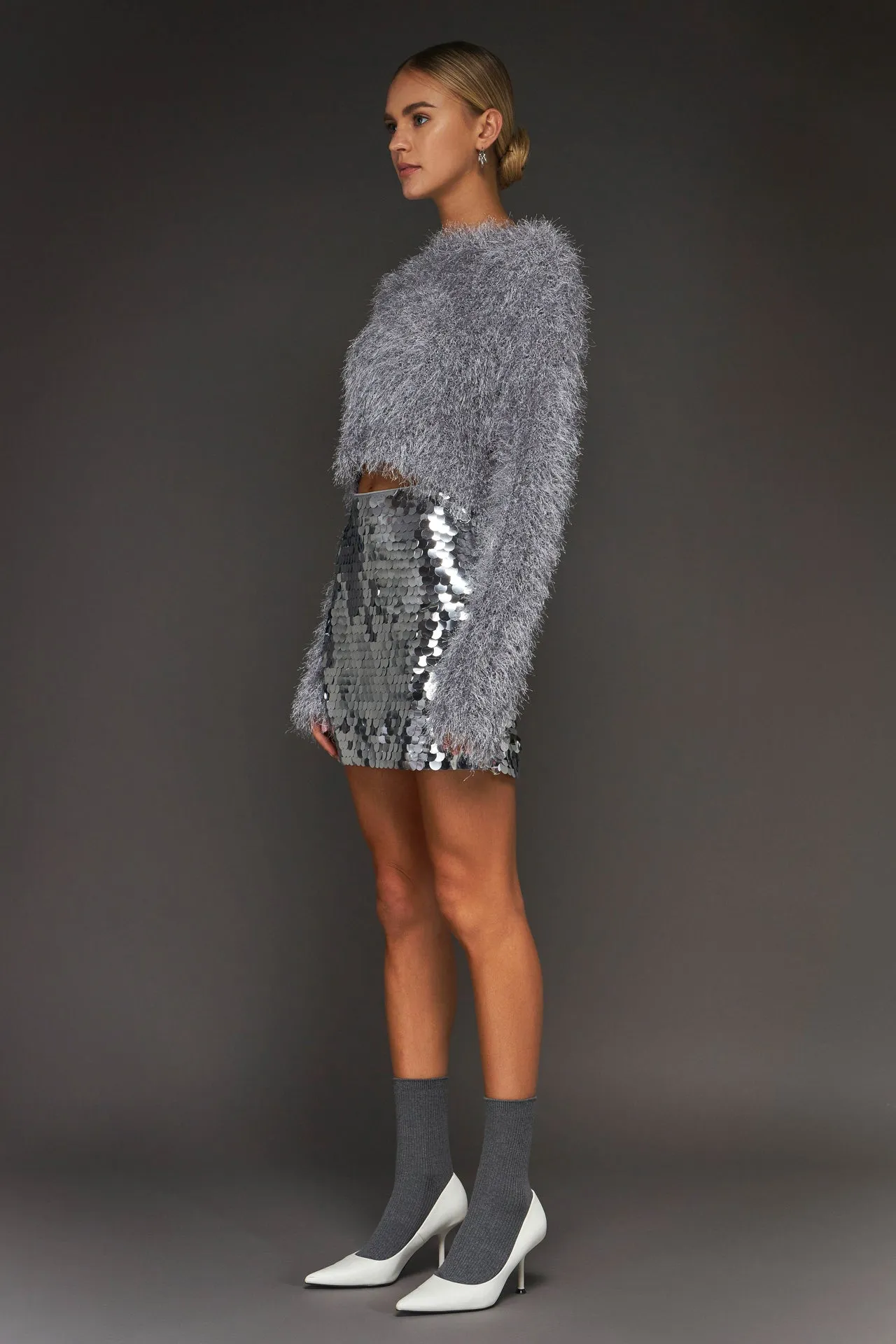 Sequin Mini Skirt sold by Endless Rose product image thumbnail 3