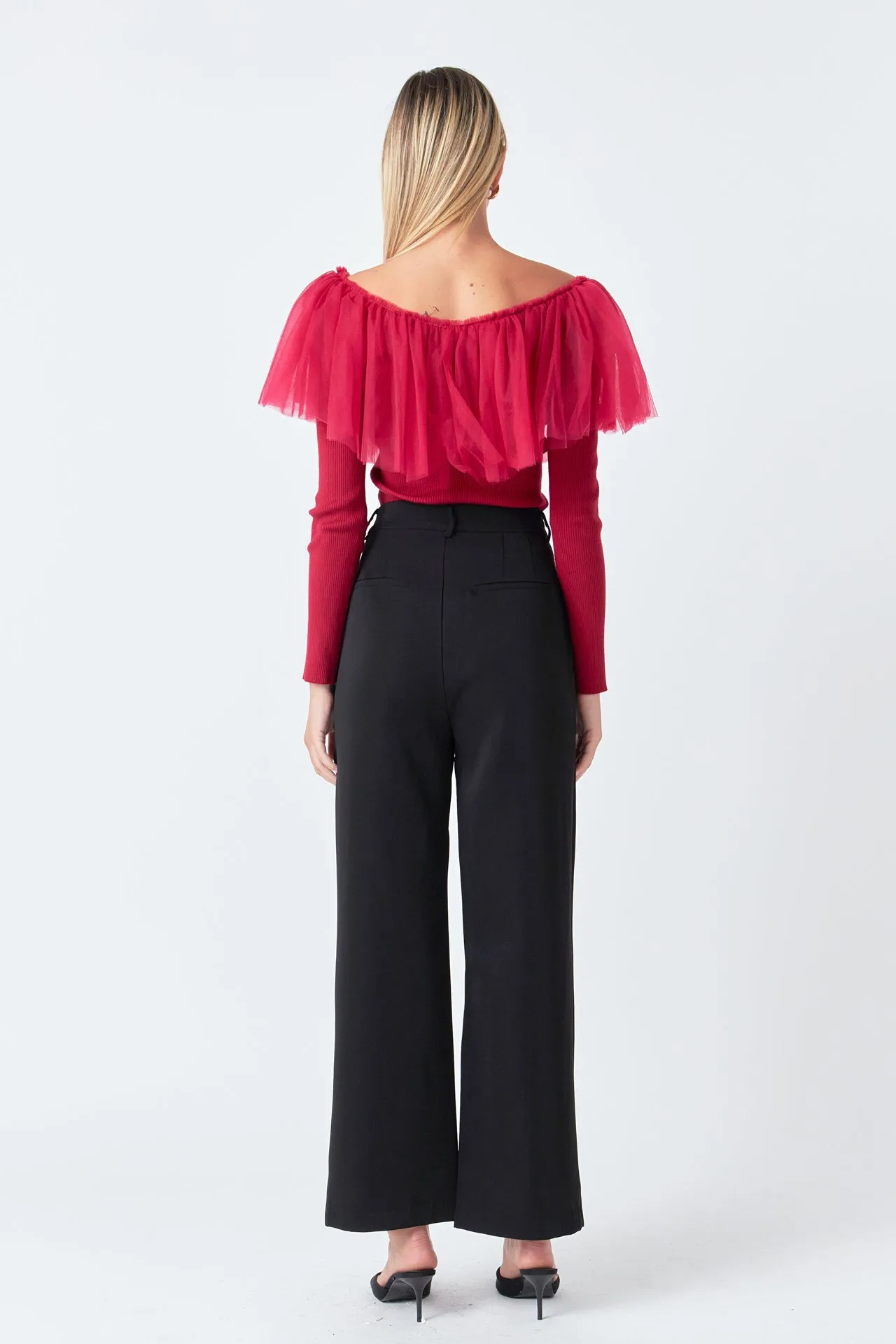 Tulle Ruffle Top sold by Endless Rose product image thumbnail 4