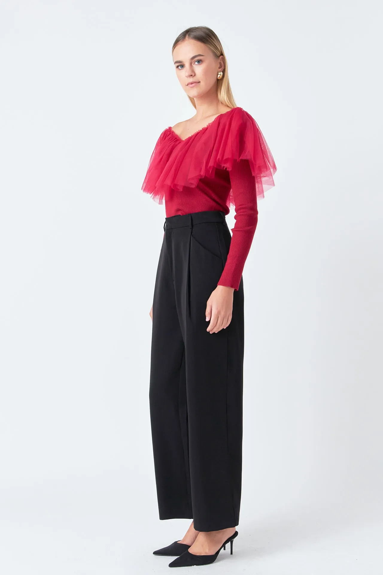 Tulle Ruffle Top sold by Endless Rose product image thumbnail 3