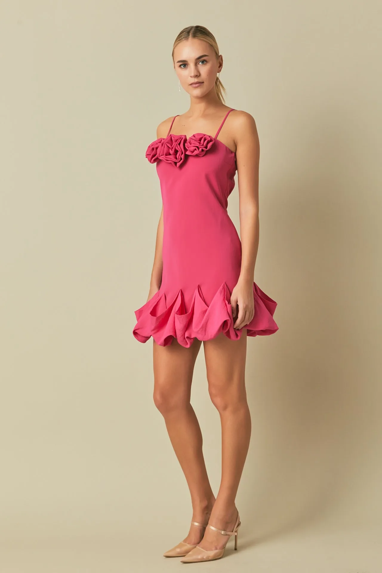 Rose Bubble Mini Dress sold by Endless Rose product image thumbnail 3