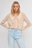 Sheer Shirt with Statement Collar sold by Endless Rose