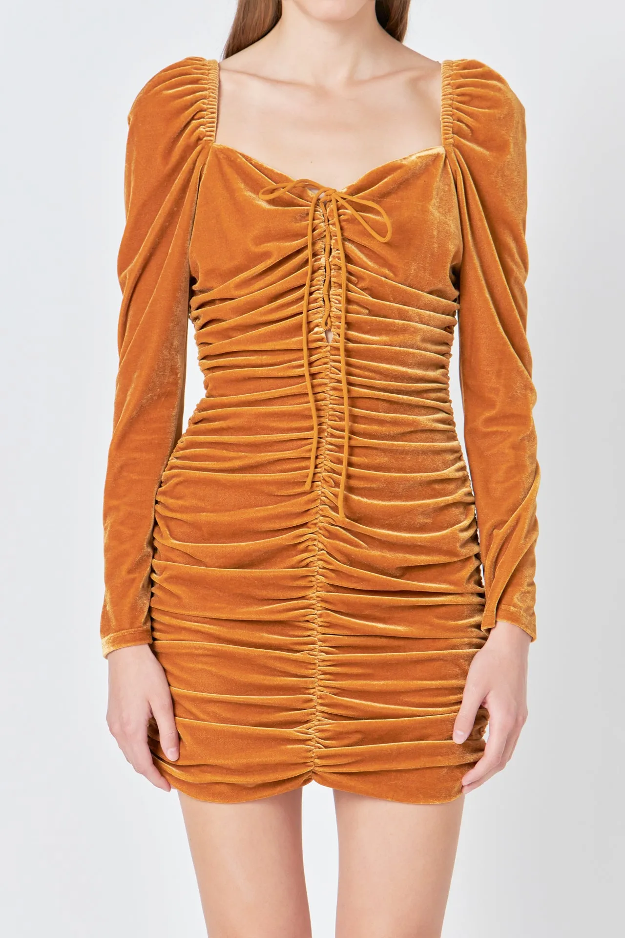 Sweetheart Neckline Ruched Woven Dress sold by Endless Rose product image thumbnail 2