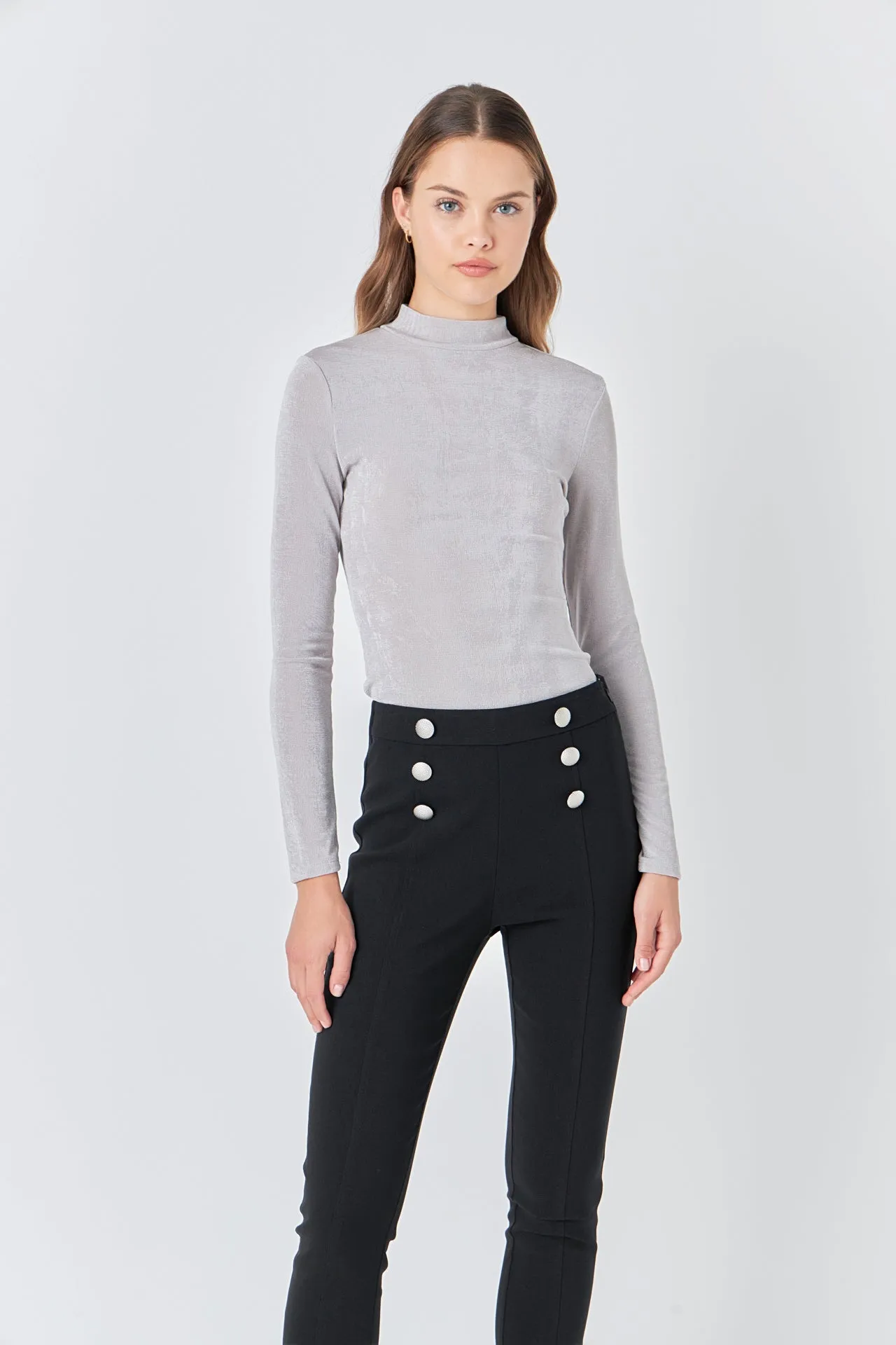 Stretch Skinny Buttoned Pants sold by Endless Rose product image thumbnail 5