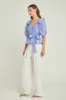 Puff Sleeve Peplum Top sold by Endless Rose
