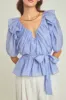 Puff Sleeve Peplum Top sold by Endless Rose
