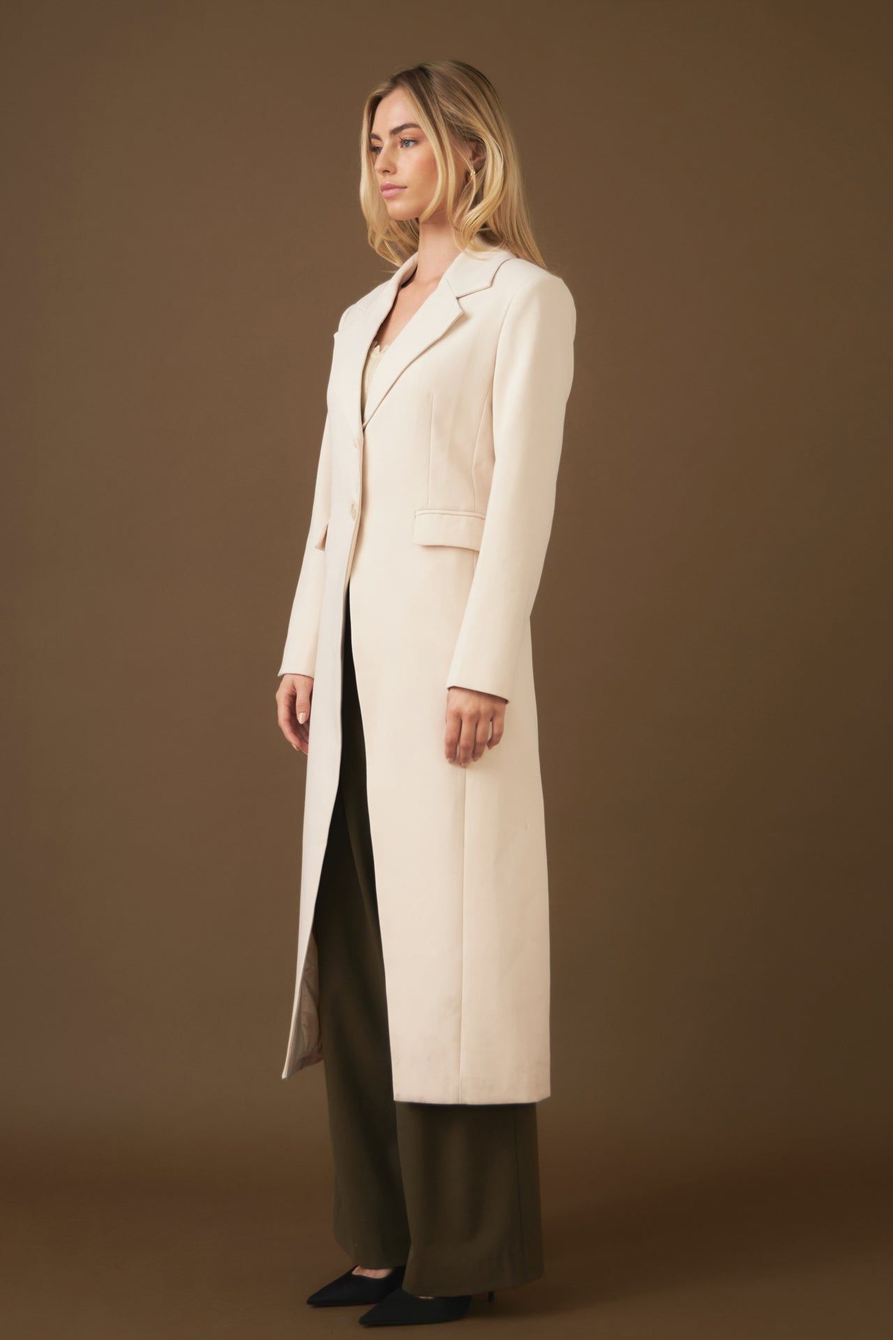 Front Slit Long Jacket sold by Endless Rose product image thumbnail 3