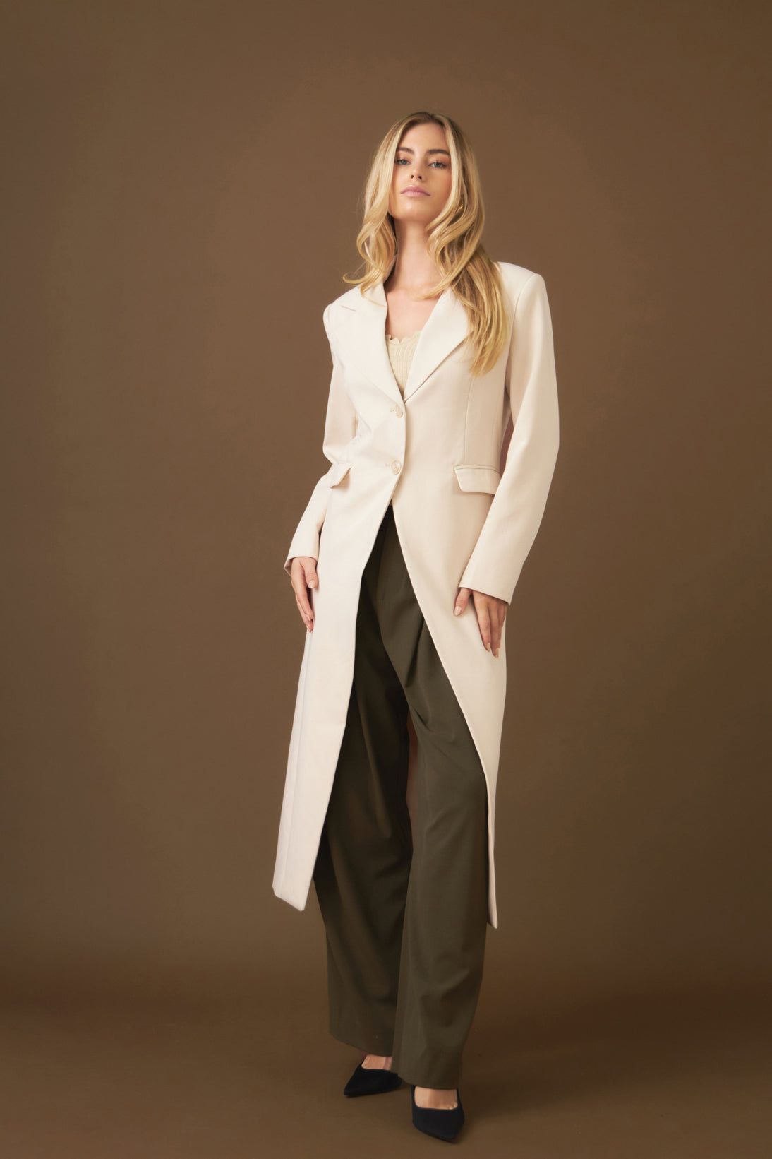 Front Slit Long Jacket sold by Endless Rose product image thumbnail 5