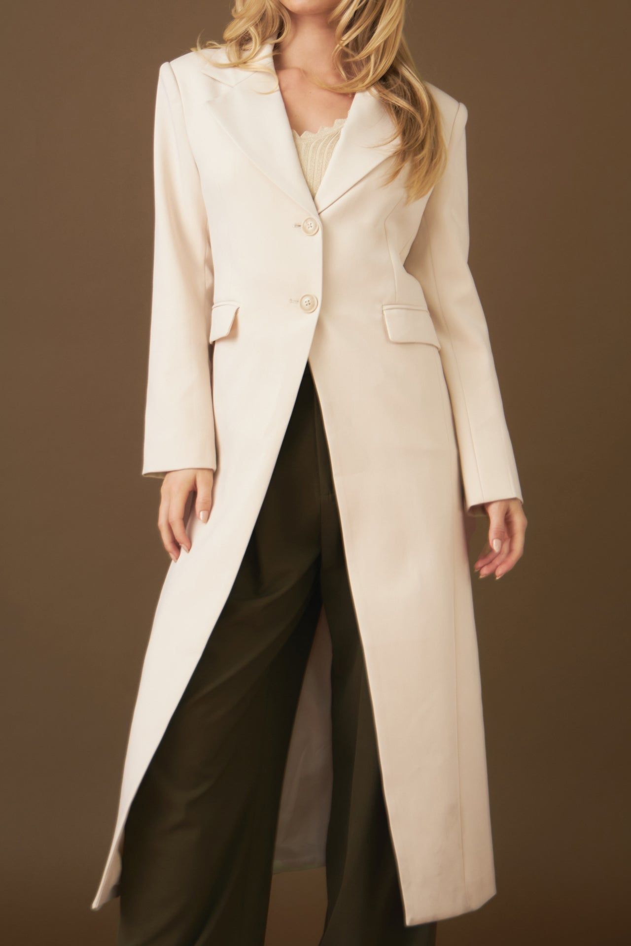 Front Slit Long Jacket sold by Endless Rose product image thumbnail 2
