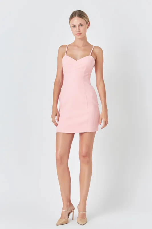 Stretch Fabric Fitted Mini Dress - Final Sale sold by Endless Rose