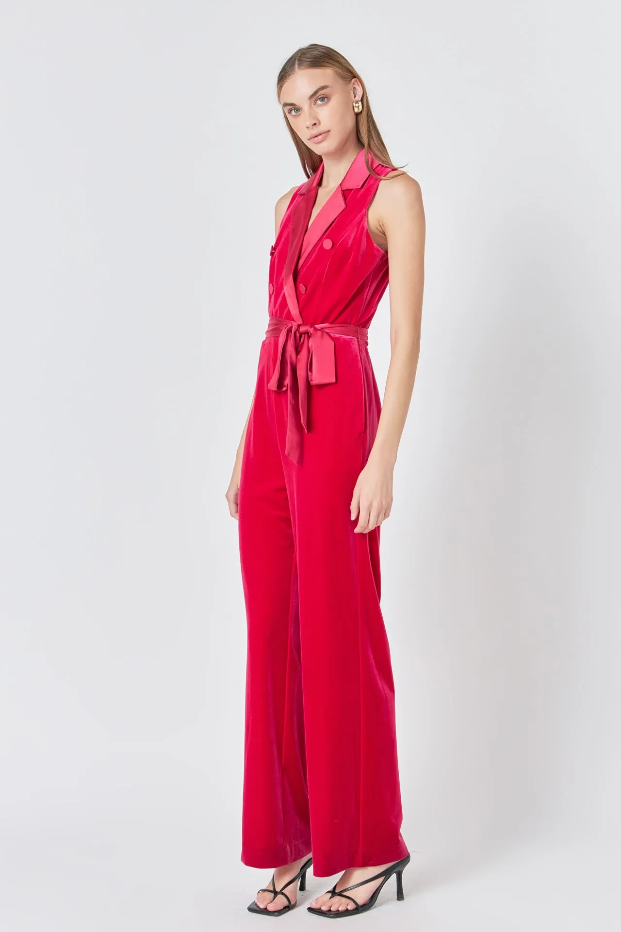 Sleeveless Velvet Jumpsuit sold by Endless Rose product image thumbnail 3