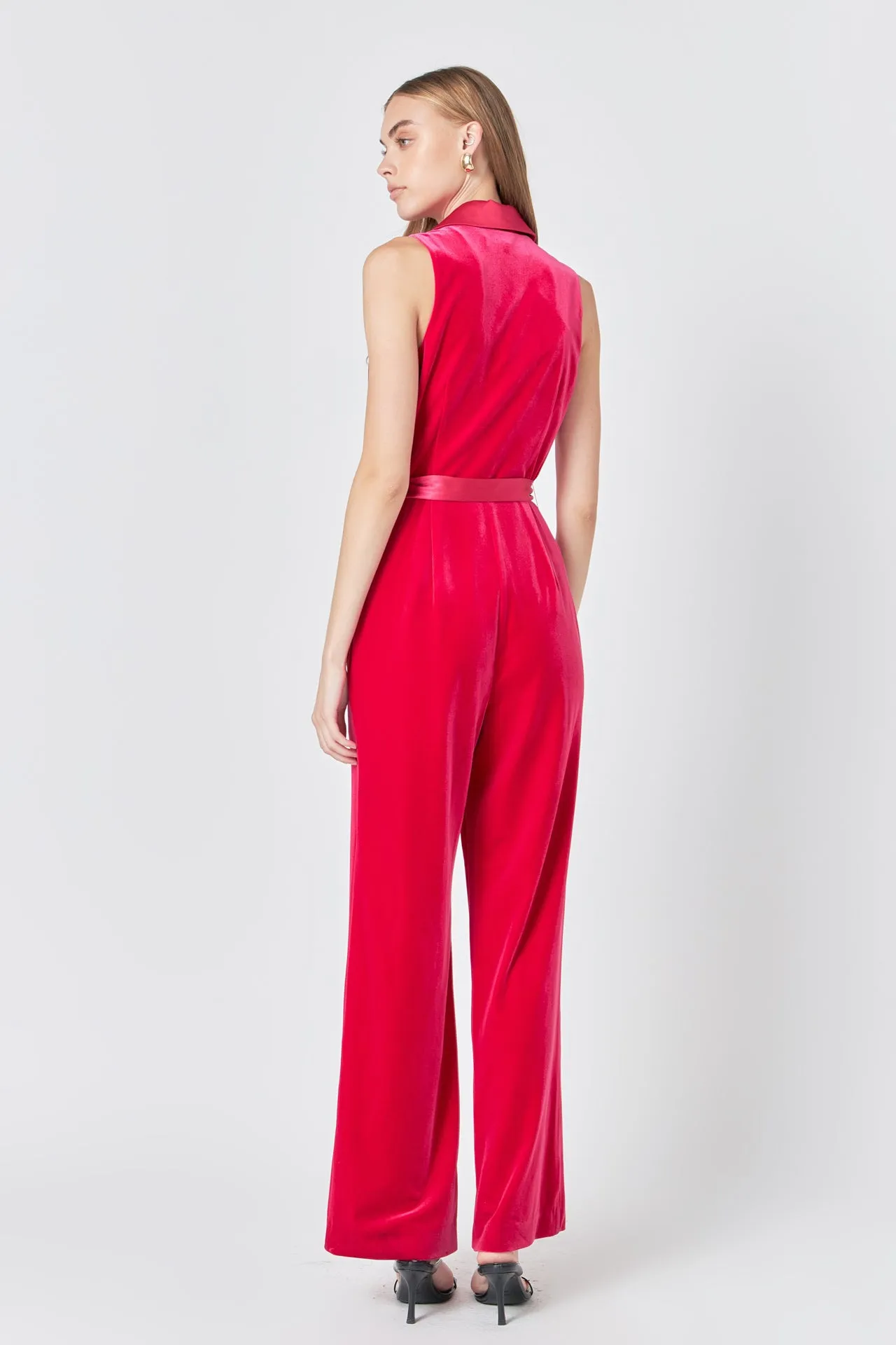 Sleeveless Velvet Jumpsuit sold by Endless Rose product image thumbnail 4