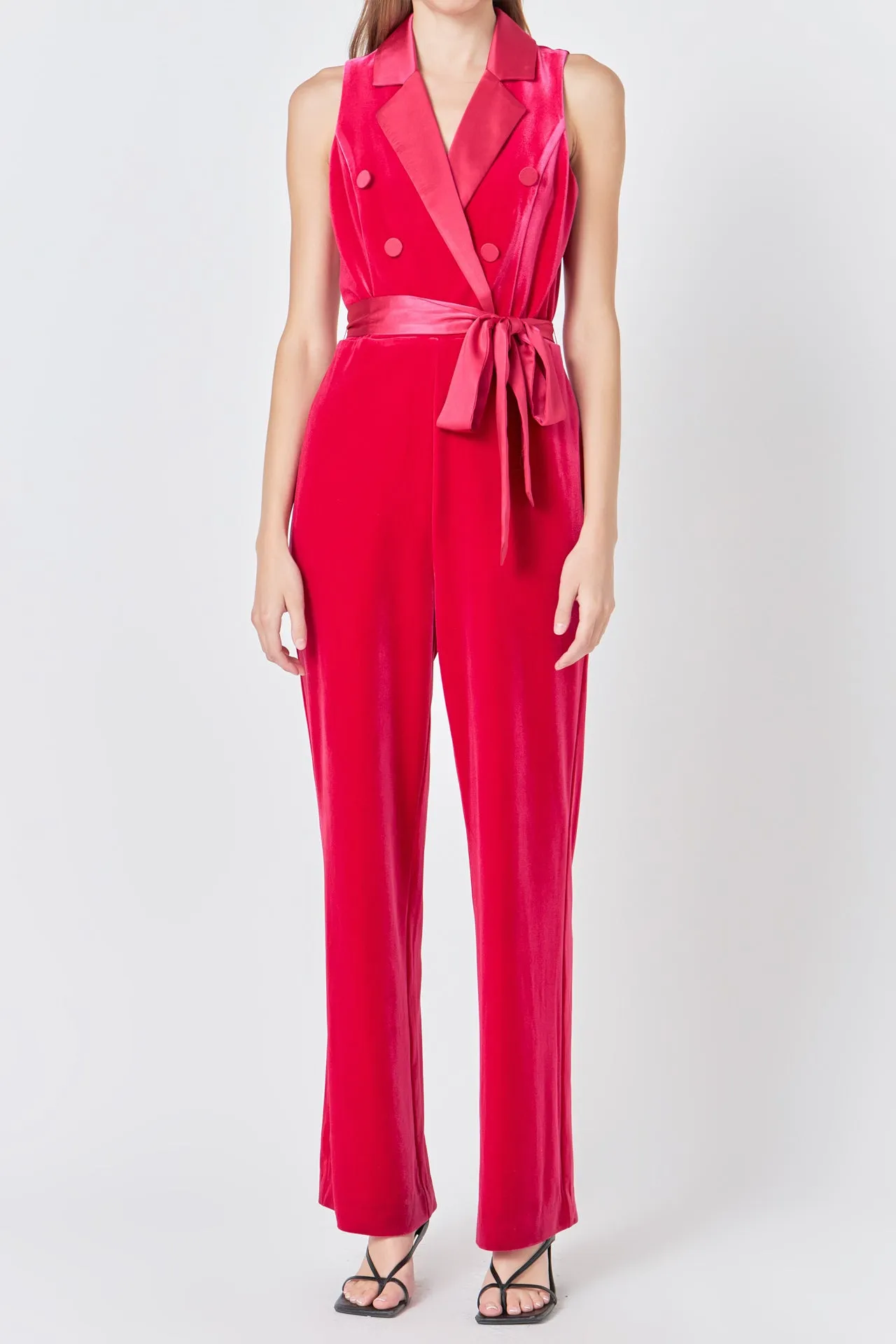 Sleeveless Velvet Jumpsuit sold by Endless Rose product image thumbnail 2