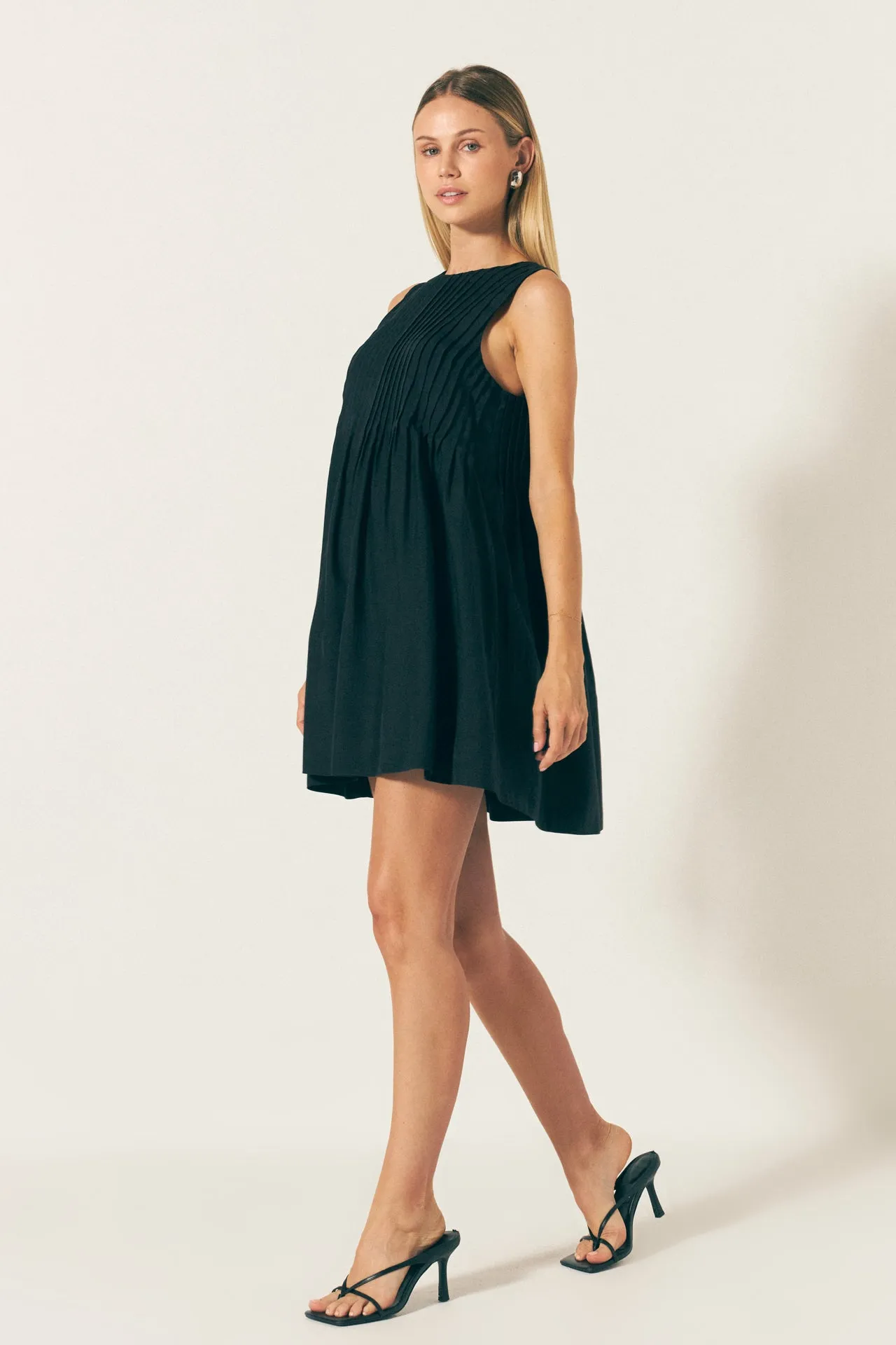 Pintuck Voluminous Mini Dress sold by Endless Rose product image thumbnail 4