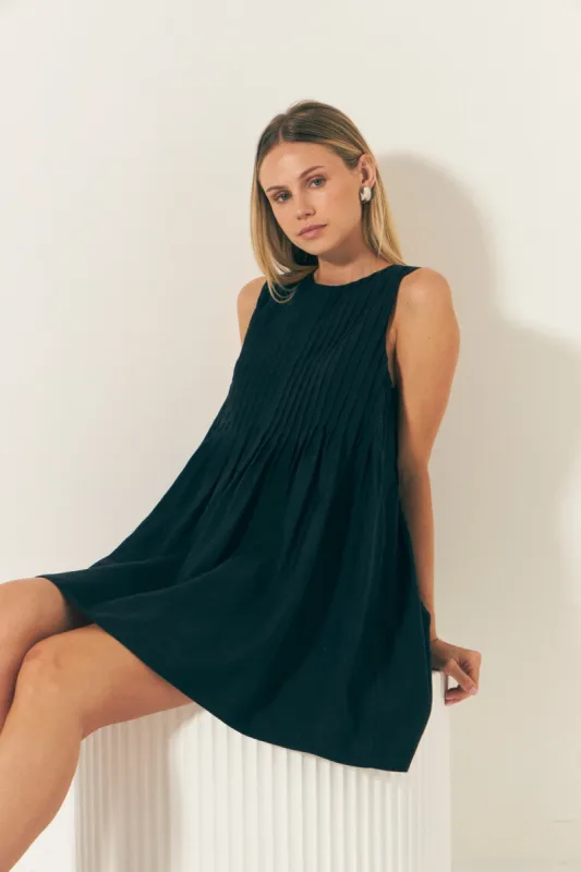 Pintuck Voluminous Mini Dress sold by Endless Rose