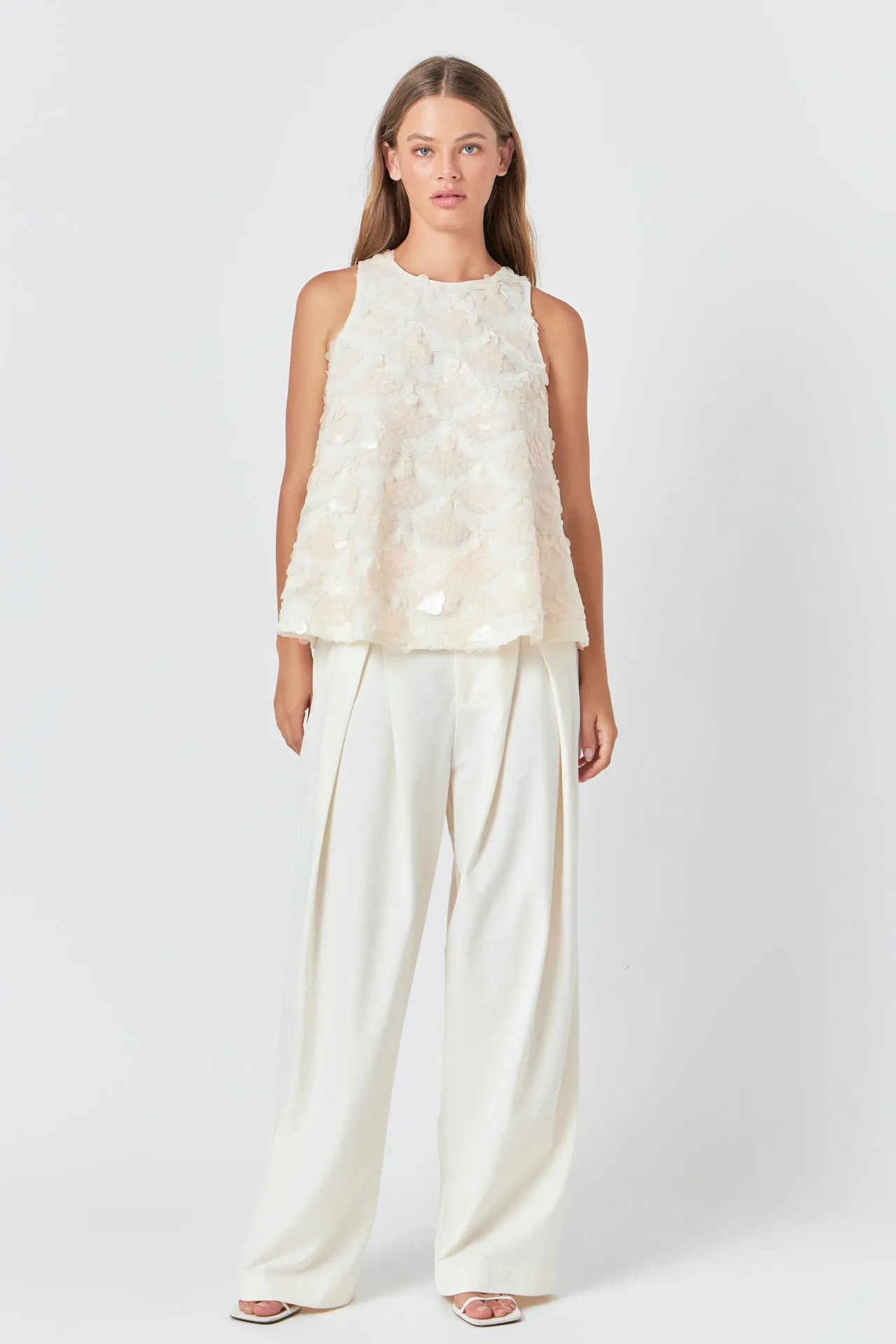 Scallop Sequin Top sold by Endless Rose