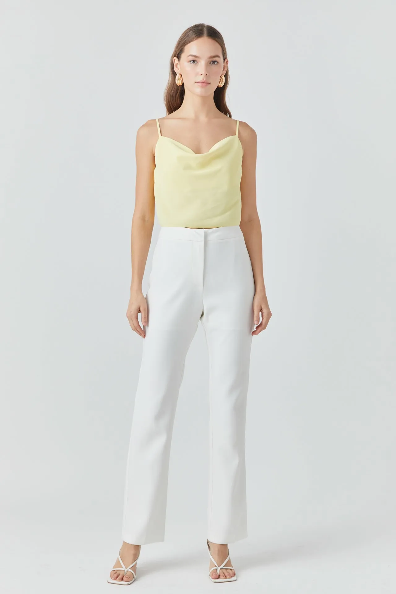 Cowl Neck Cropped Cami sold by Endless Rose