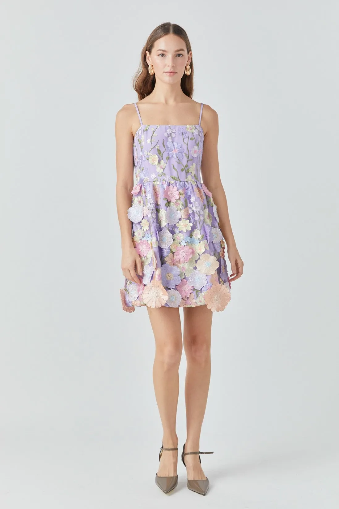 Floral Embroidered Mini Dress sold by Endless Rose