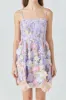 Floral Embroidered Mini Dress sold by Endless Rose