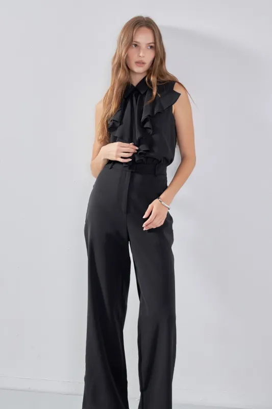 Sleeveless Ruffle Jumpsuit sold by Endless Rose
