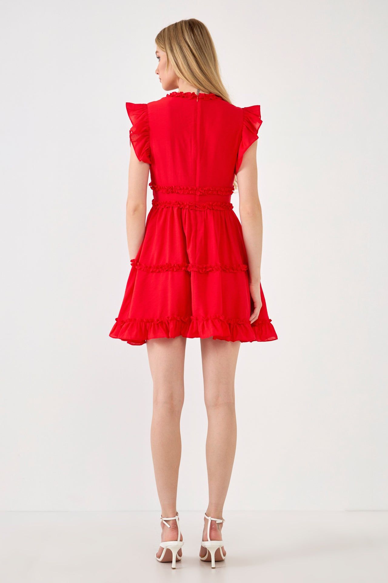 Ruffle Sleeve Mini Dress sold by Endless Rose product image thumbnail 4