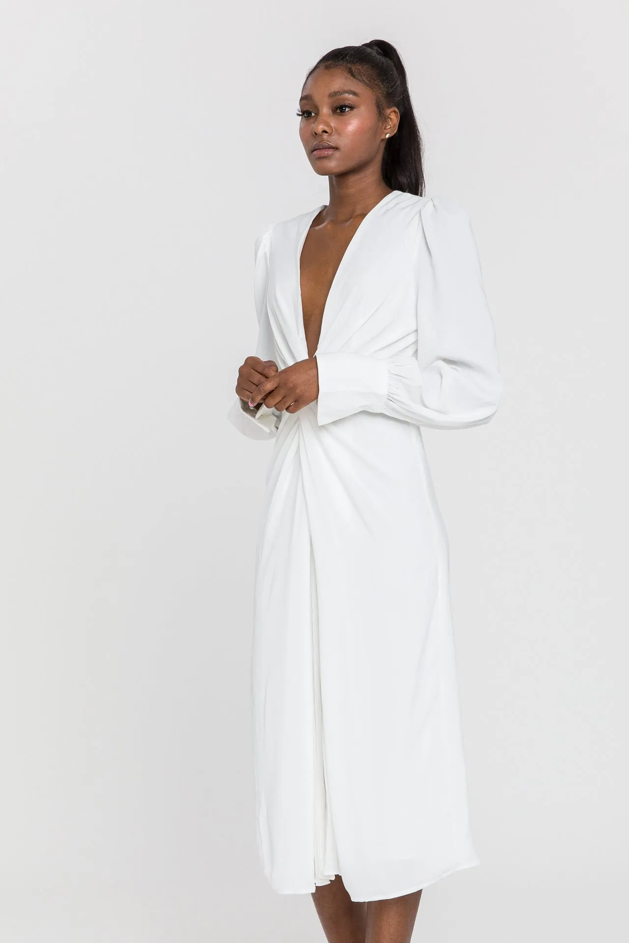 Twist Front Midi Dress sold by Endless Rose product image thumbnail 5