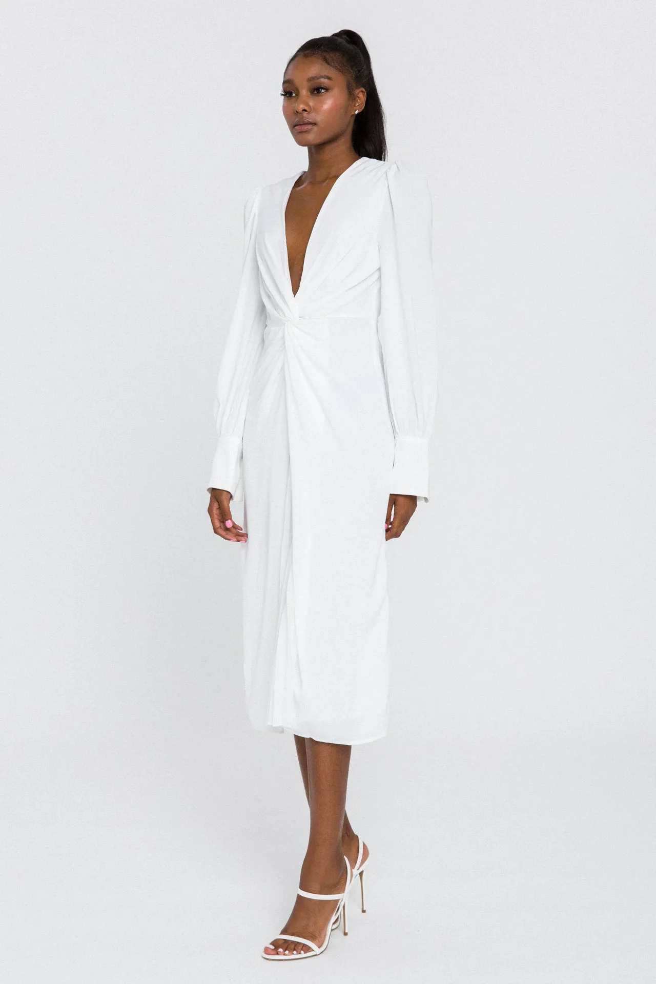 Twist Front Midi Dress sold by Endless Rose product image thumbnail 3