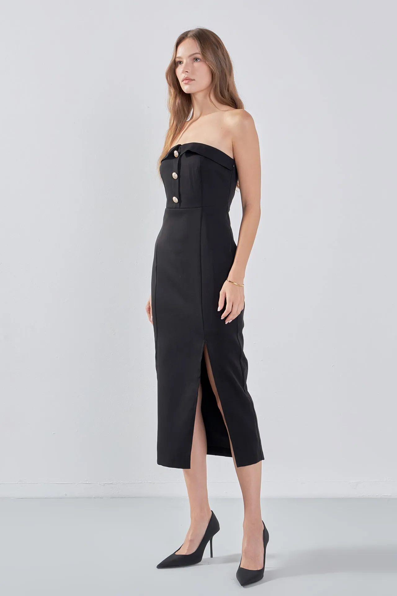 Strapless Midi Dress sold by Endless Rose product image thumbnail 4