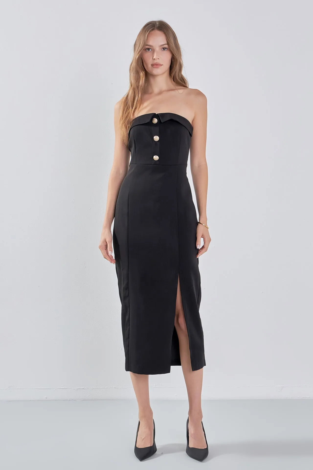 Strapless Midi Dress sold by Endless Rose product image thumbnail 3